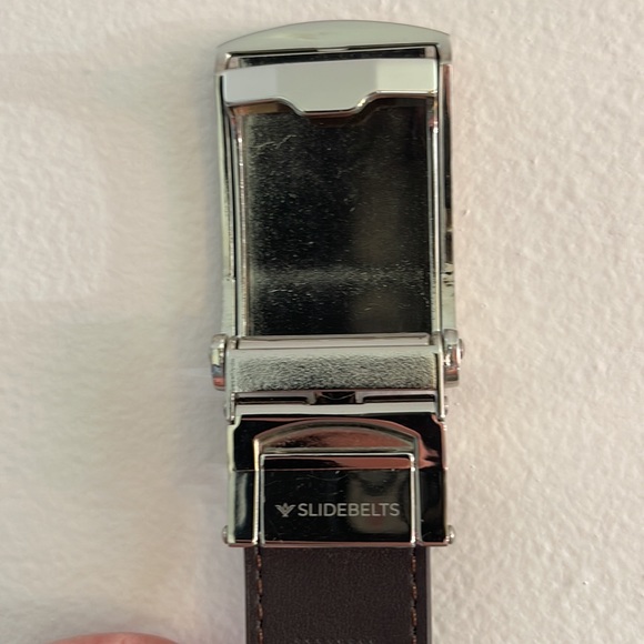 Slide belt. Cut for a 33” waist. 33 or smaller will fit! - Picture 2 of 3